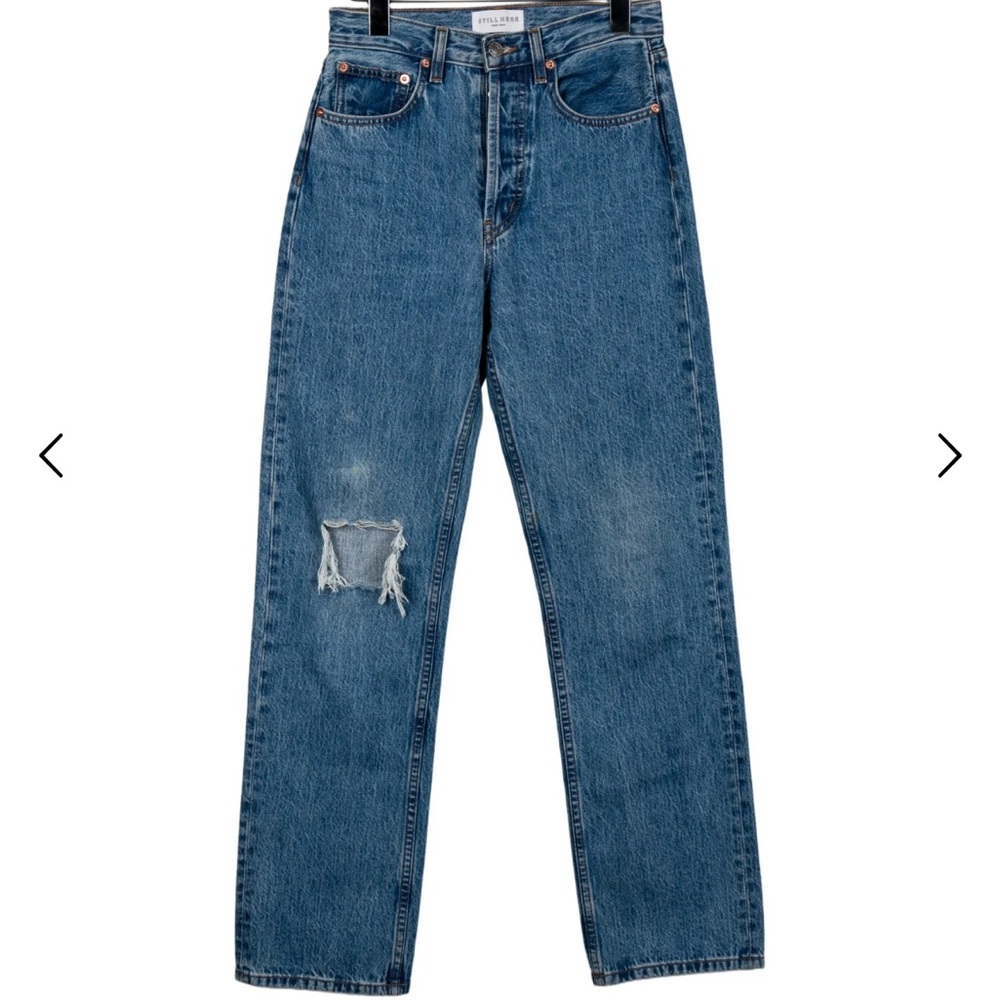 Still Here High-Rise Straight Leg Childhood Jeans